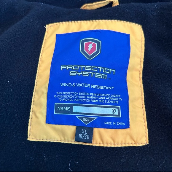 Blue and Black Puffer Jacket - Picture 5 of 6